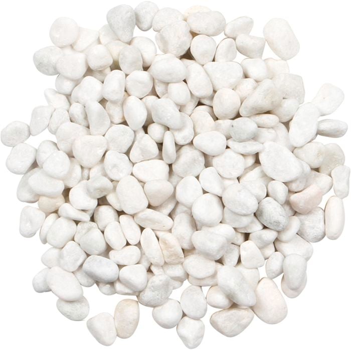 Tuscan Path 1.5kg White Quartz Decorative Pebbles