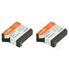 2PK Jupio Li-Ion 3.8V 1160mAh Battery For GoPro Hero 4 AHDBT-401 Camera