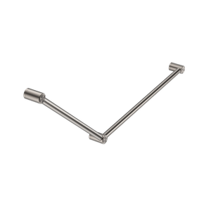 Nero Mecca Care 32mm DDA Grab Rail Set 45 Degree Brushed Nickel
