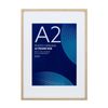 Pixel Natural A1 Mat to A2 Poster Frame