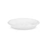 Moda 14cm Transparent White Plastic Round Garden Saucer