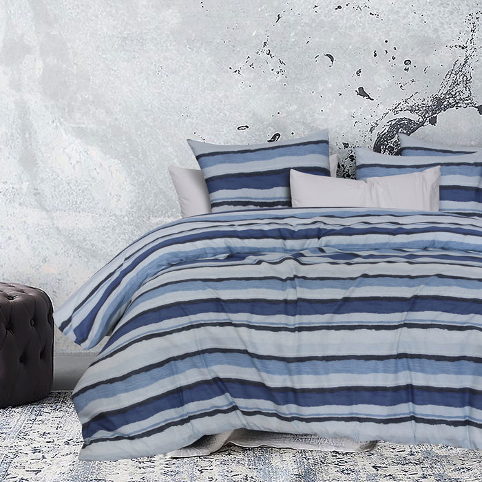 Pure Cotton Quilt Cover Set - Ocean