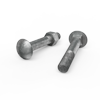 ZENITH M16 x 100mm Hot Dip Galvanised Cup Head Bolts & Nuts - Each