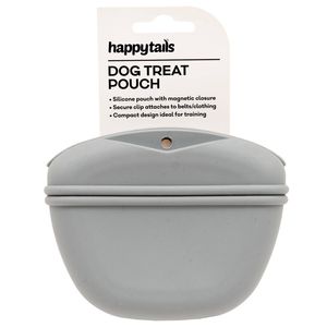 Happy Tails 135 x 25 x 110mm Silicone Dog Treat Pouch with Clip