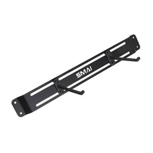 Smai Workout Mat Wall Storage Rack - Black