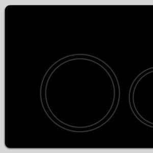 Zumi Round Matte Black Flush Plate