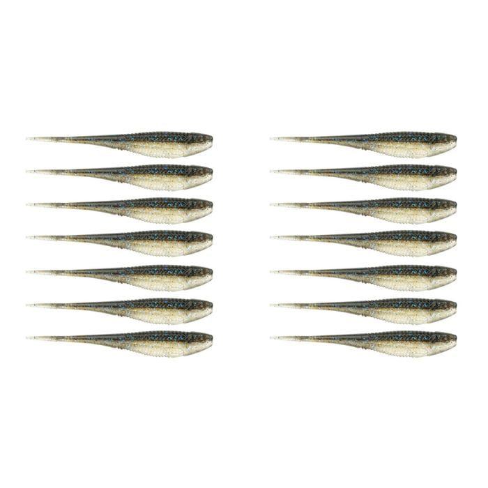 2x 7PK 3.75 In Rapala Crush City The Jerk Soft Plastic Minnow Lures - Baitfish