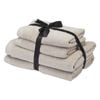 4 Pack - Luxury Egyptian Cotton BathTowel and Guest Towel Set - 2pcs 30x50 - 2pcs 67x130 - Birch