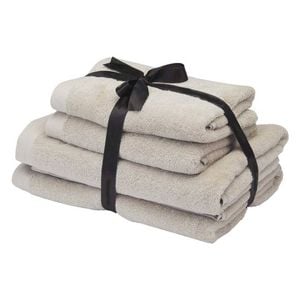 4 Pack - Luxury Egyptian Cotton BathTowel and Guest Towel Set - 2pcs 30x50 - 2pcs 67x130 - Birch
