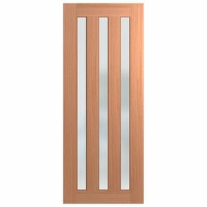 Hume 2040 x 820 x 40mm Entrance Door SPM Savoy Translucent Glass XS45