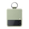 Samsung Silicone Cover With Ring for Galaxy Flip 3 - Olive Green
