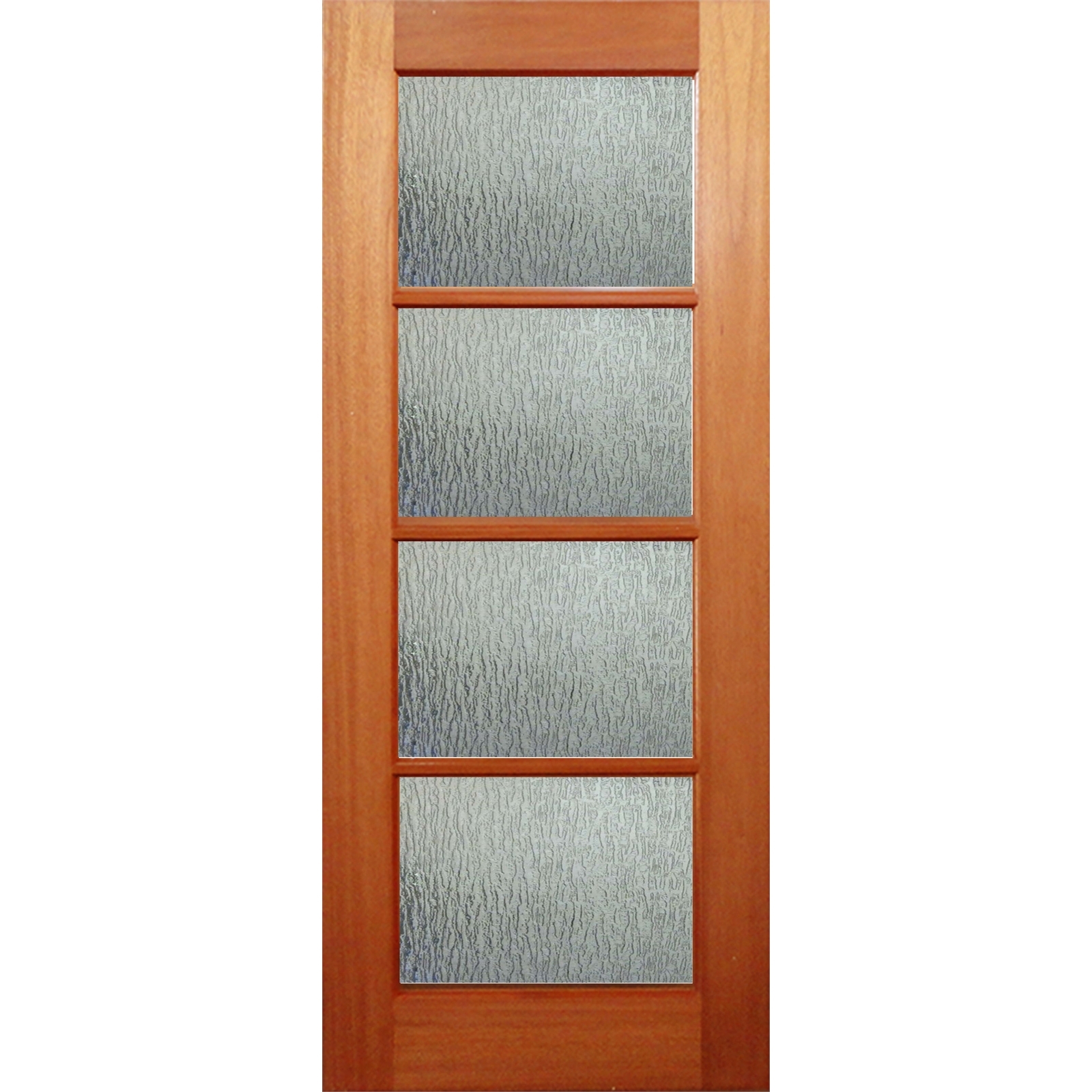 Woodcraft 2040 x 820 x 40mm Entrance Door Lauren Wave Safety Glass thumbnail 2