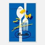 Galrie Barilla Vintage Pasta Advertising Poster - Charming Kitchen Wall Decor, Poster Only, A4 21 x 30cm (8 x 12inch)