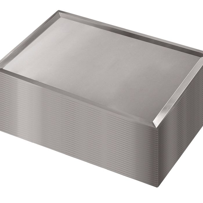 50x85cm Stainless Steel Pan Trays - 28 Pack - Silver | Stainless Steel | Small