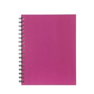 Spirax Hard Cover Twin Wire Notebook A4 (200 pages) (Pink)