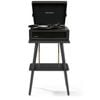 Crosley Voyager Bluetooth Portable Turntable + Entertainment Stand Bundle - Black