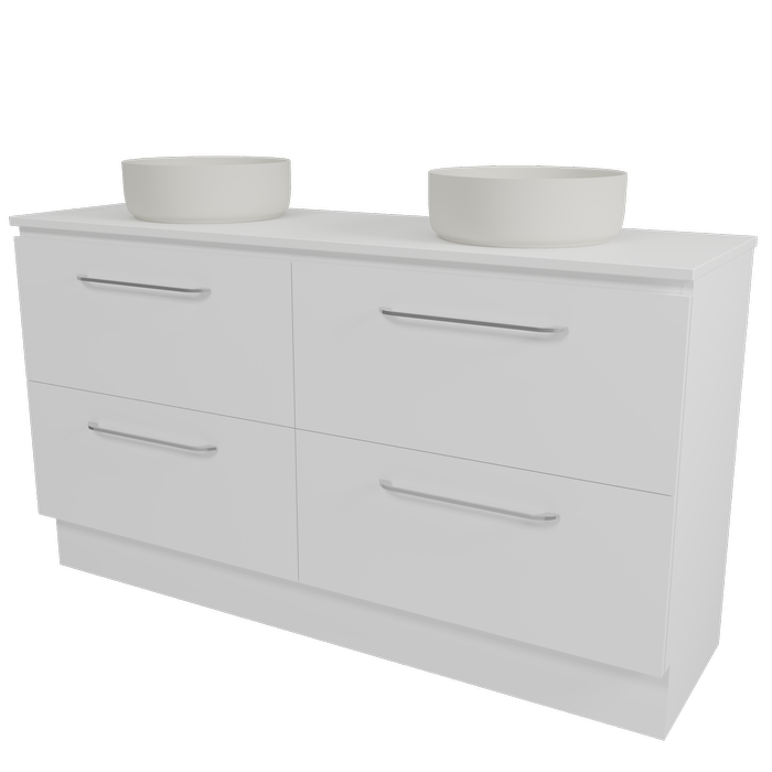 New England Joinery 1500mm Majesty SilkSurface Top Floor Standing Vanity