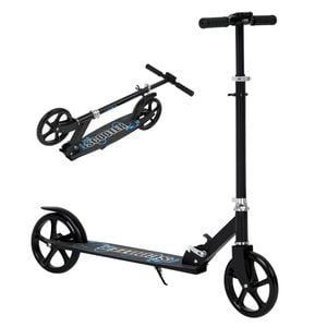 Advwin Folding Kids Kick Scooter w/ Big Wheel & Adjustable Height Blue