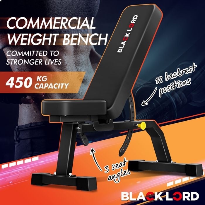 Black Lord Commercial Weight Bench Press