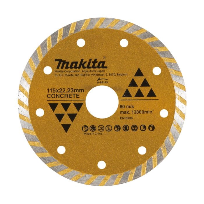 Makita 115mm Diamond Blade Turbo Rim A-84143
