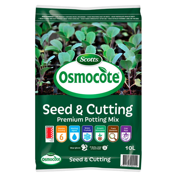 Scotts Osmocote 10L Seed And Cutting Premium Potting Mix