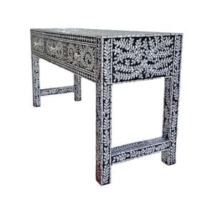 Mother Of Pearl Luminous Pearl 3-drawer Console Table