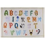 MaxFind 140 x 200cm Washable New Alphabet Rug