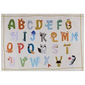MaxFind 140 x 200cm Washable New Alphabet Rug