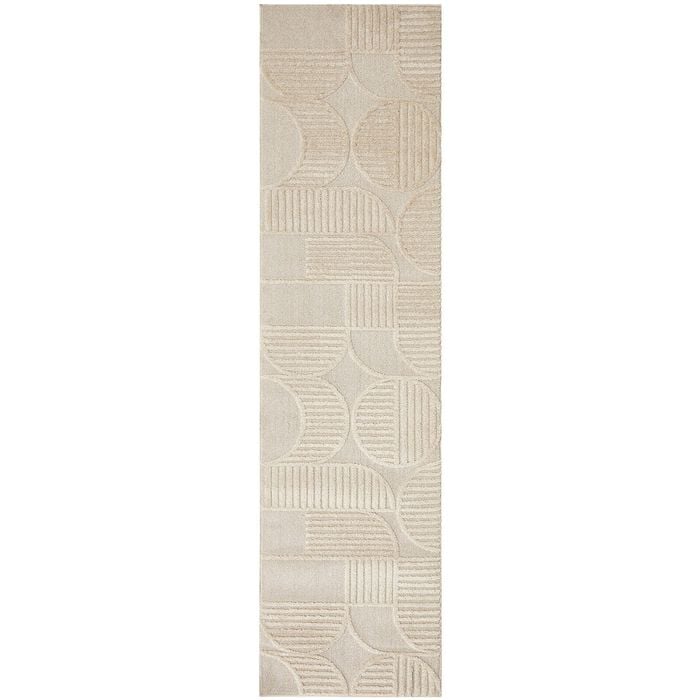 The Rug Connection Skye Leo Beige 500x80cm - Extra Large Runner Pet Friendly Indoor Rug
