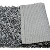 Luxury High Pile Soft Non Slip Bath Mat - Silver