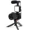Vlogging LED Light Mobile Smartphone Vlog Kit Phone Video Selfie Stand Tripod AU