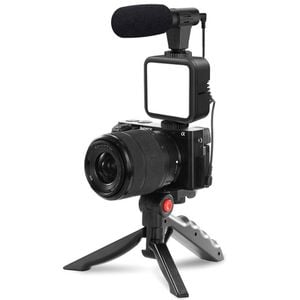 Vlogging LED Light Mobile Smartphone Vlog Kit Phone Video Selfie Stand Tripod AU