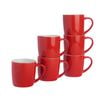 Argon Tableware Tea Coffee Stoneware Contemporary Coloured Mugs - 340ml - Pack Of 6