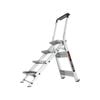 Little Giant 150kg Aluminium Safety Step 4 with Bar Single Side Stepladder