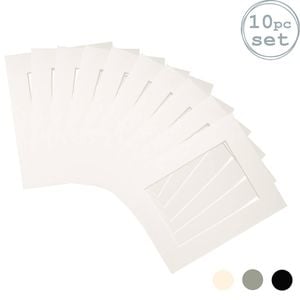 10x Picture Photo Mounts - To Fit Frame Size 8 x 10" for Image Size 5 x 7"
