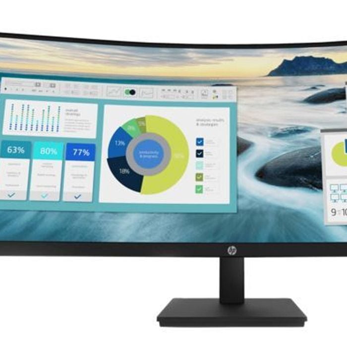 Hp P34hc G4 34" Wqhd 4k Curved Monitor