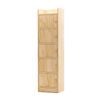 Lauft 5-Tier Natural Bamboo Wooden Bookshelf, Slim Bookcase Organizer Storage