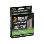 Duck Max Strength 24mm X 1.5m Clear Nano Grab Gel Tape