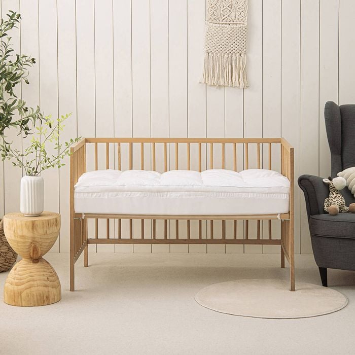Dreamaker Baby Down Alternative Microfibre Cot Size Mattress Topper-standard