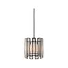 Brilliant Lighting 21cm Adelphi Metal And Crystal Prism Pendant Light