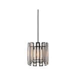 Brilliant Lighting 21cm Adelphi Metal And Crystal Prism Pendant Light