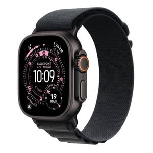 Apple Watch Ultra 3 49mm GPS + Cellular Black Titanium Case w/ Black Alpine Loop (Large)