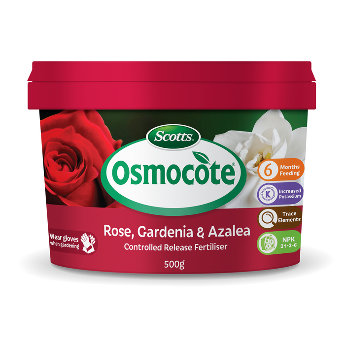 Scotts Osmocote 500g Roses, Gardenias, Azaleas And Camellias Controlled Release Fertiliser