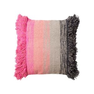 Accessorize Bedroom Collection 45cm x 45cm Dark Pink Layne Filled Cushion