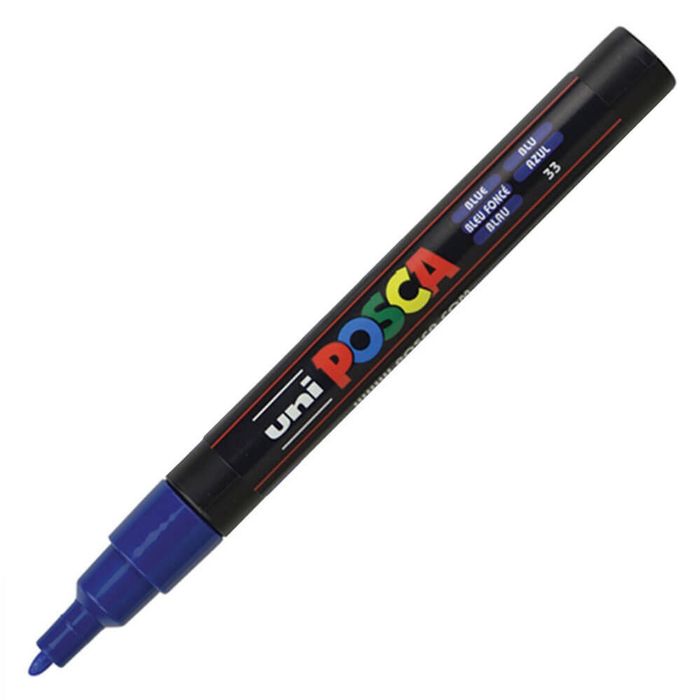Uni Posca PC-3M Bullet Tip Paint Marker (Blue)