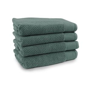 4pc Onkaparinga 69x140cm Avalon Bath Towel 550GSM Fir Green