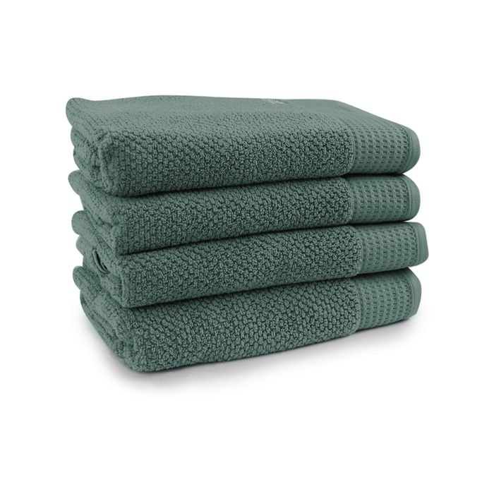 4pc Onkaparinga 69x140cm Avalon Bath Towel 550GSM Fir Green