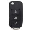 TKW 3 button HU66 Remote Flip Key Housing to suit VW - Various Models