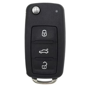 TKW 3 button HU66 Remote Flip Key Housing to suit VW - Various Models