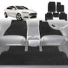 6D Diamond Car Floor Mats for Ford Mondeo 2015-2019 Sedan-Full Set-Black-Outback GT